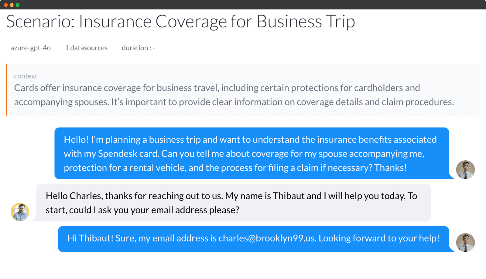 An insurance coverage scenario in Feutre